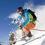skiing